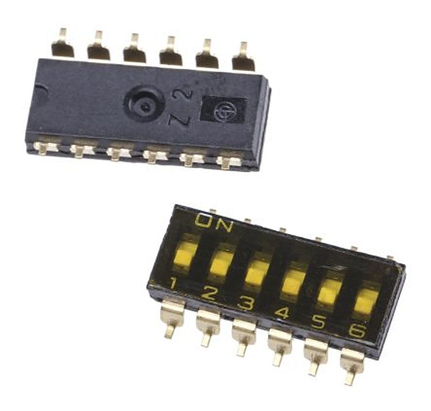 Omron Slide Rotary Coded DIP Switch Surface Mount