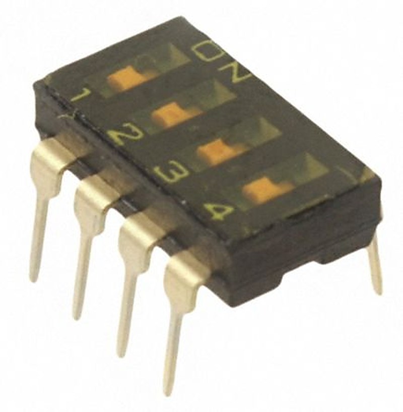 Omron Slide Rotary Coded DIP Switch Through Hole