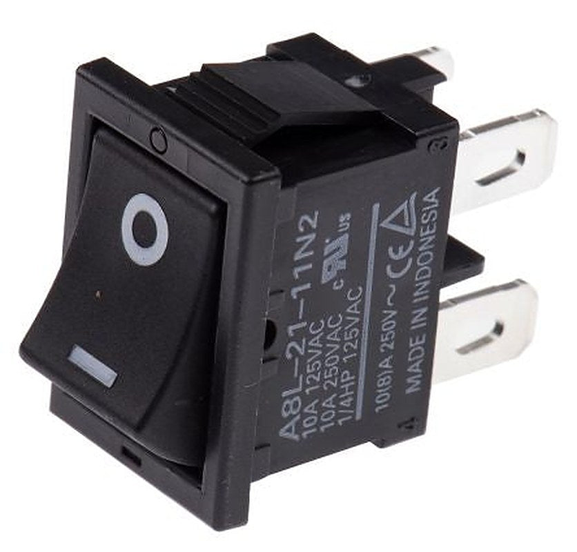 Omron DPST, On-Off On-None-Off Rocker Switch Panel