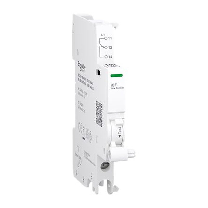 Schneider Electric Auxiliary Contact, 1 Contact, 1 CO, Acti9, DIN Rail, 100 mA, A9A26914