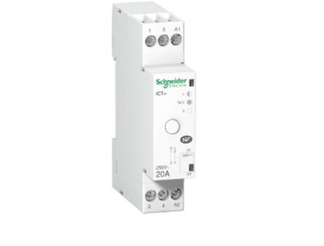 Schneider Electric Acti9 iCT Contactor, 230V Coil, 1-Pole, 3.6 kW 230V, 1 NO