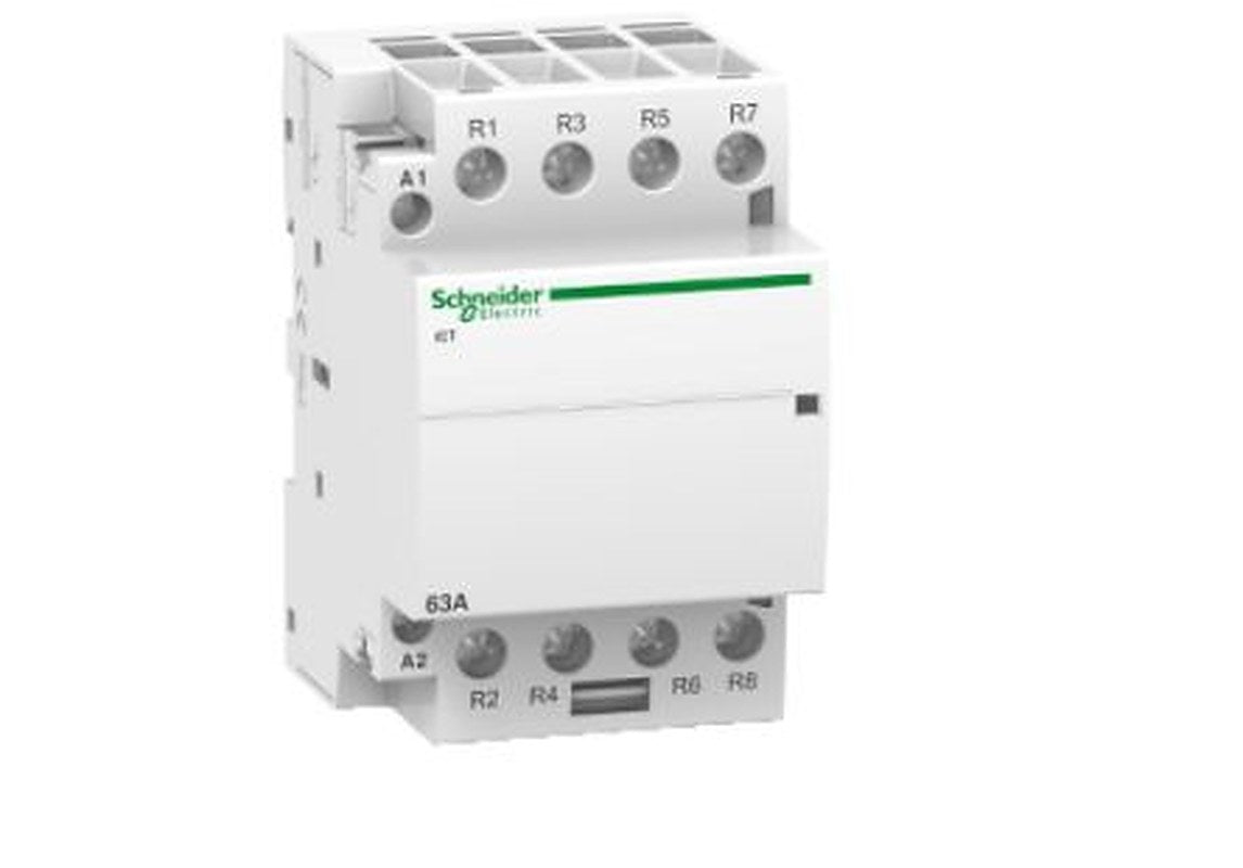 Schneider Electric Acti9 iCT Contactor, 24V Coil, 4-Pole, 63 A, 2.1 W 24V, 4 NC