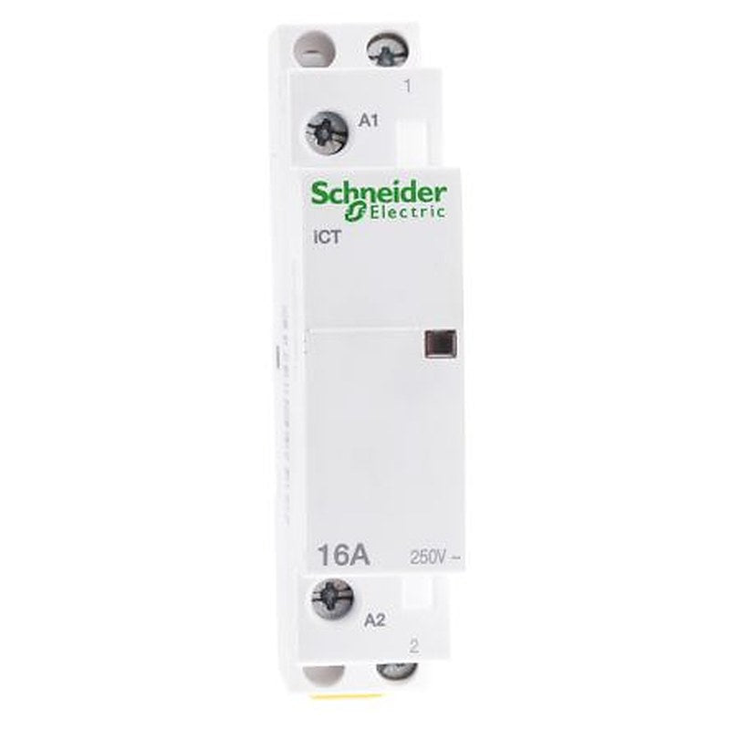Schneider Electric Acti9 iCT Contactor, 24V ac Coil, 1-Pole, 16 A, 1.3 W 24V ac, 1 NO, 250V ac
