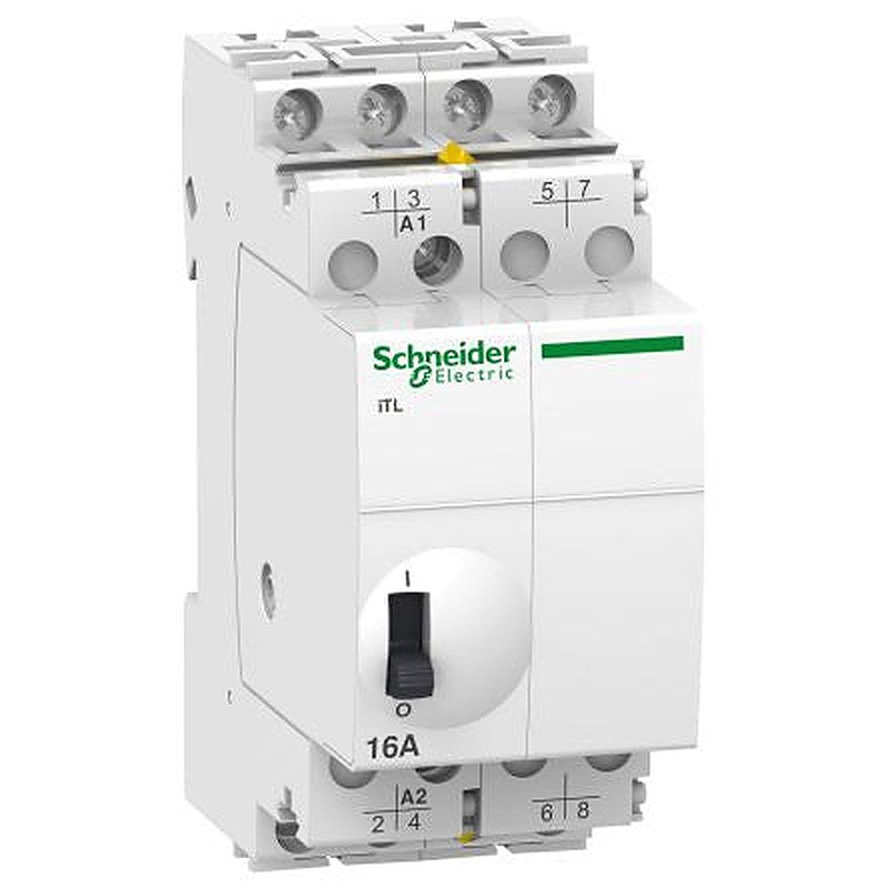 Schneider Electric DIN Rail Power Relay, 230V ac, 240 V ac Coil, 16A Switching Current, 4PST