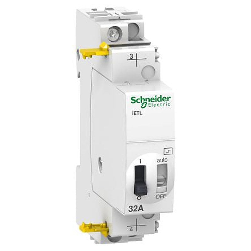 Schneider Electric DIN Rail Power Relay, 230V ac, 240 V ac Coil, 32A Switching Current, DPST