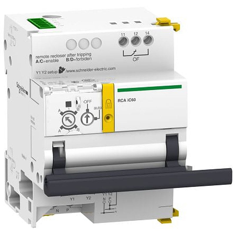 Schneider Electric Auxiliary Contact, 3 Contact, Acti9, Fixed, 1 A, 230V, A9C70122
