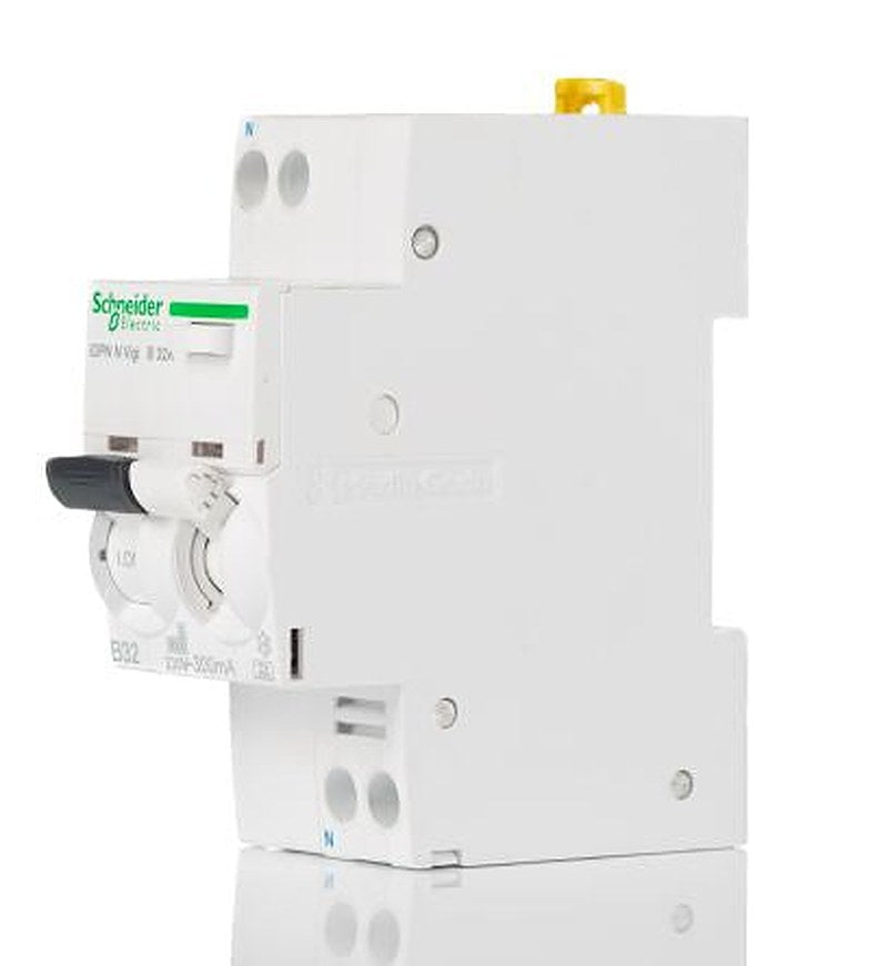 Schneider Electric Acti9 Series Residual Current Device, 32A, 1-Pole, 300 mA, Type B, 6000 A 230V ac