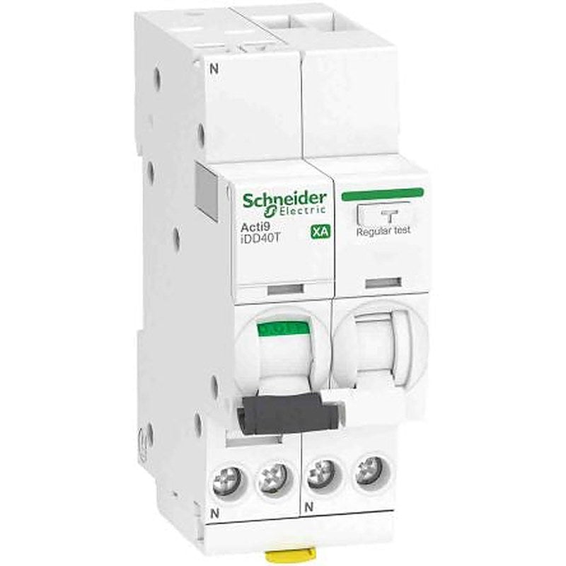 Schneider Electric Acti9 Acti9 iDT40 Miniature Circuit Breaker, 1-Pole, 16A, Type C, 6 kA Breaking Capacity