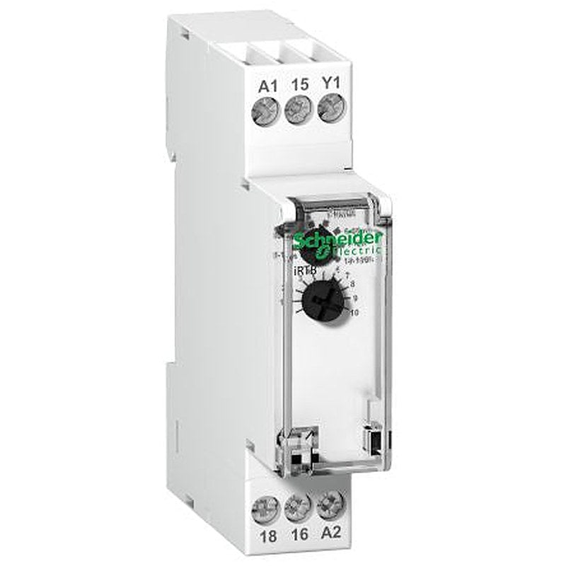 Schneider Electric Acti9 Control Series DIN Rail Timer Relay, 1-Contact, 24 V dc 24V ac, 240 V ac, 0.1 to 360000 s, SPDT