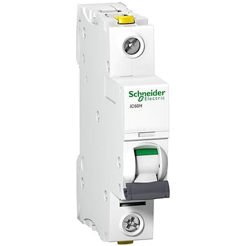 Schneider Electric Acti9 A9F0 Miniature Circuit Breaker, 1-Pole, 13A, Type C, 230V ac AC, 72 V dc DC, 42 kA Breaking