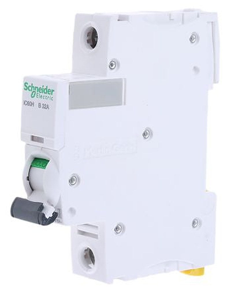 Schneider Electric Acti9 iC60H Miniature Circuit Breaker, 1-Pole, 32A, Type B, 240V ac AC, 48 V dc DC, 10 kA Breaking