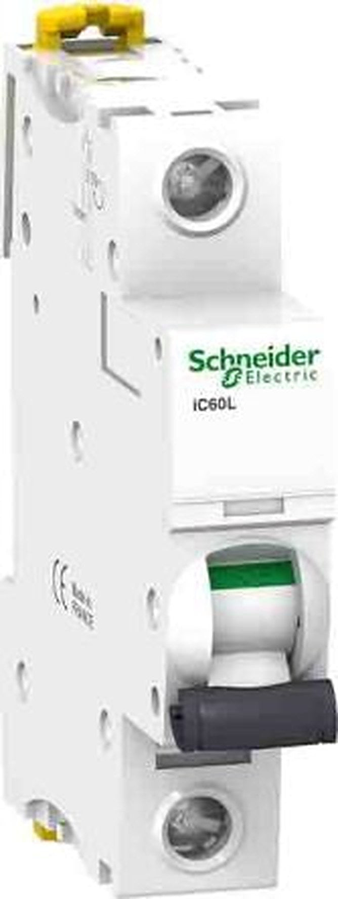 Schneider Electric Acti9 Acti9 iC60 Miniature Circuit Breaker, 1-Pole, 2A, Type K, 60 V dc DC, 100 kA Breaking Capacity