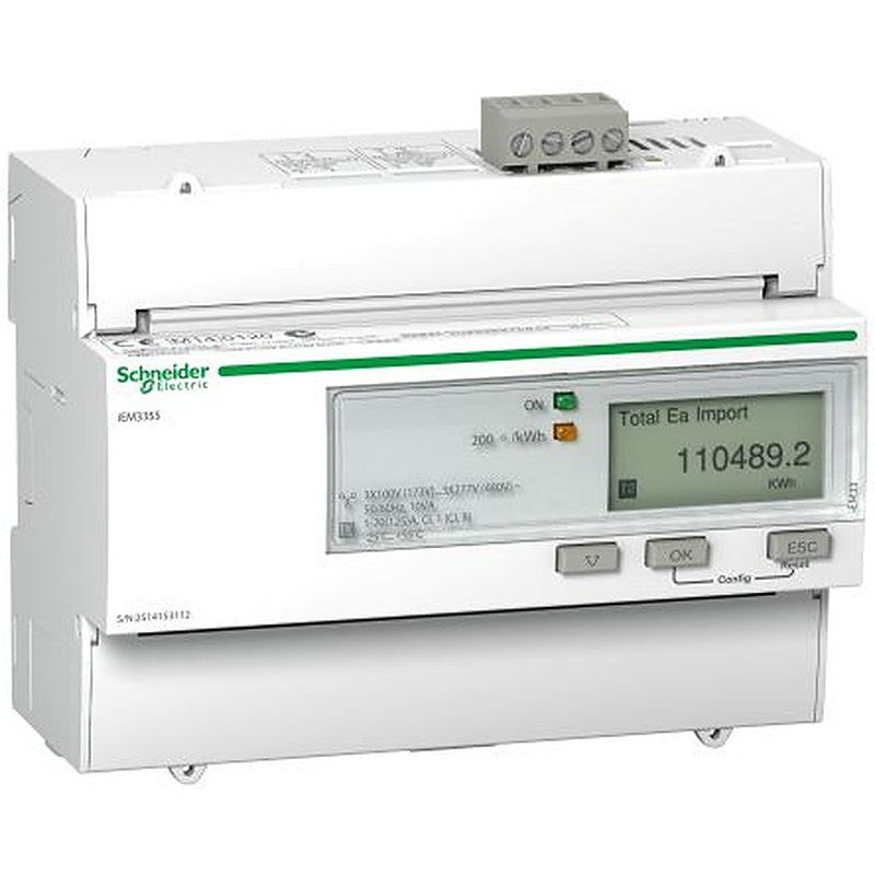 Schneider Electric 3 Phase LCD Energy Meter, Type Electronic