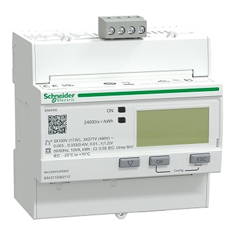 Schneider Electric 3 Phase LCD Energy Meter, Type Digital