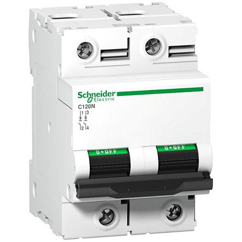 Schneider Electric Acti9 Acti9 C120 Electronic Circuit Breaker 63A 250V, Clip-on Type B
