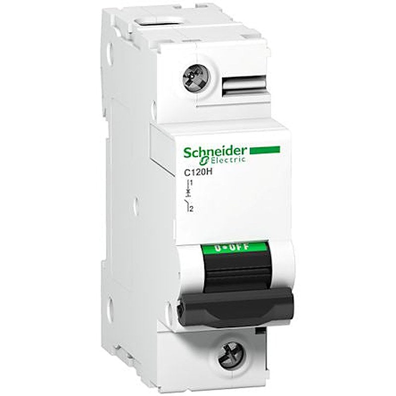 Schneider Electric Acti9 A9N1 Miniature Circuit Breaker, 1-Pole, 80A, Type D, 400V ac AC, 144 V dc DC, 4.5 kA Breaking