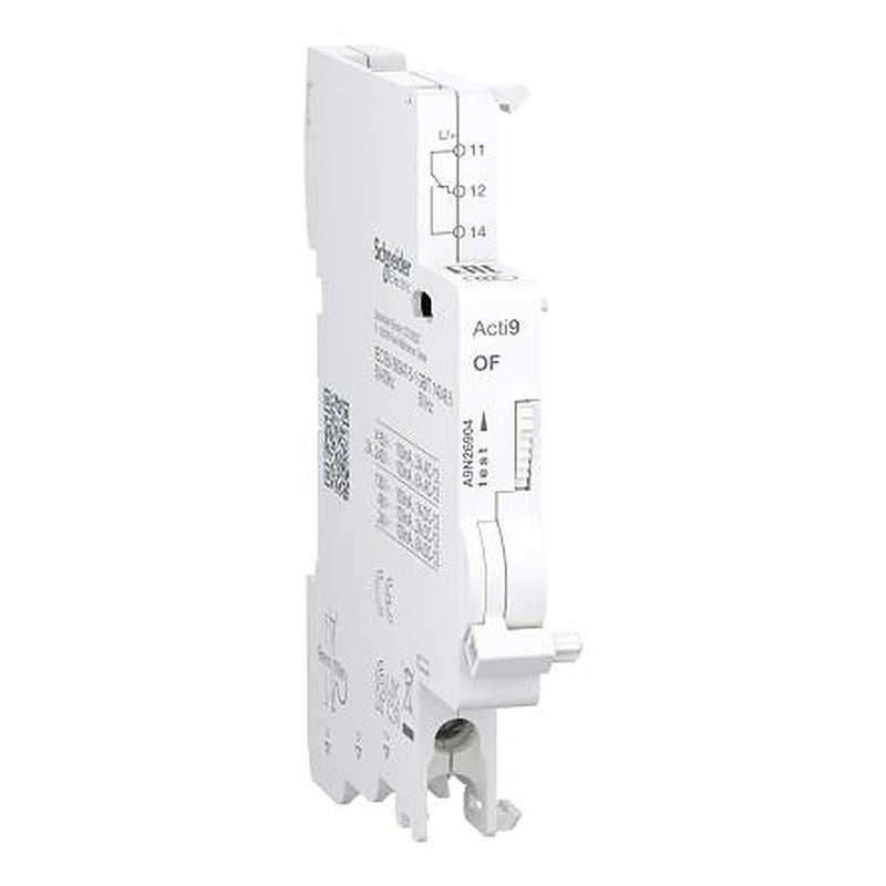Schneider Electric Auxiliary Contact, 1 Contact, 1 CO, Acti9 Auxiliaires, DIN Rail, 6 A, 250V, A9N26904