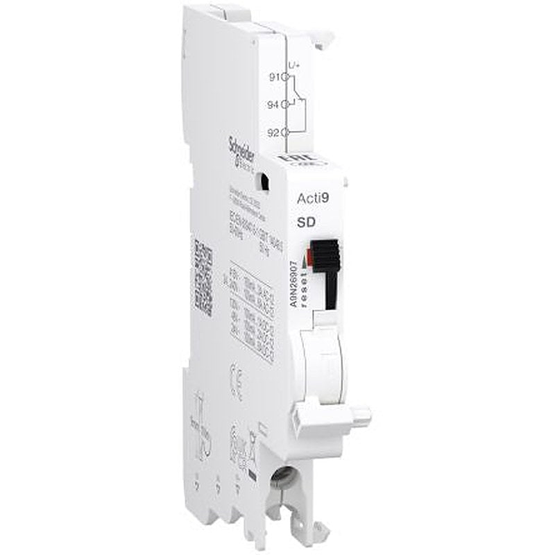 Schneider Electric Auxiliary Contact, 1 Contact, 1 CO, Acti9 Auxiliaires, 6 A, 250V, A9N26907