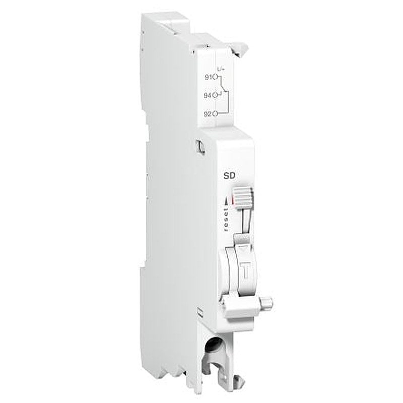 Schneider Electric Auxiliary Contact, 1 Contact, 1 CO, iC60, DIN Rail, 6 A, 130 V dc, 415V ac, A9N26927