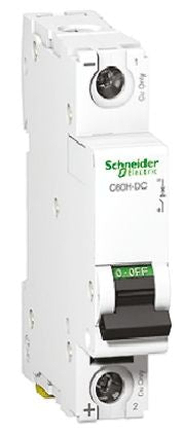 Schneider Electric Acti9 Acti9 PV Miniature Circuit Breaker, 1-Pole, 16A, Type C, 250 V dc DC, 6 kA Breaking Capacity