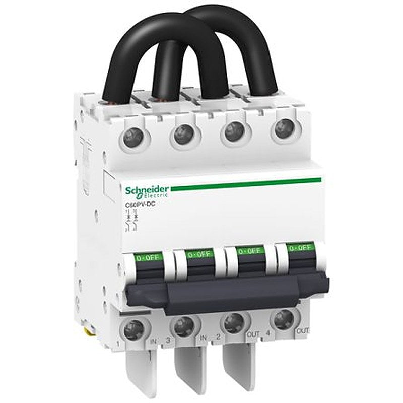 Schneider Electric C120 Acti9 PV Circuit Breaker, 2-Pole, 13A, Type B, 800 V dc DC, 3 kA Breaking Capacity