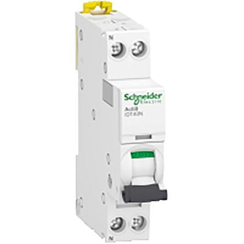 Schneider Electric Acti9 Acti9 iDT40N Miniature Circuit Breaker, 1-Pole, 16A, Type D, 10 kA Breaking Capacity