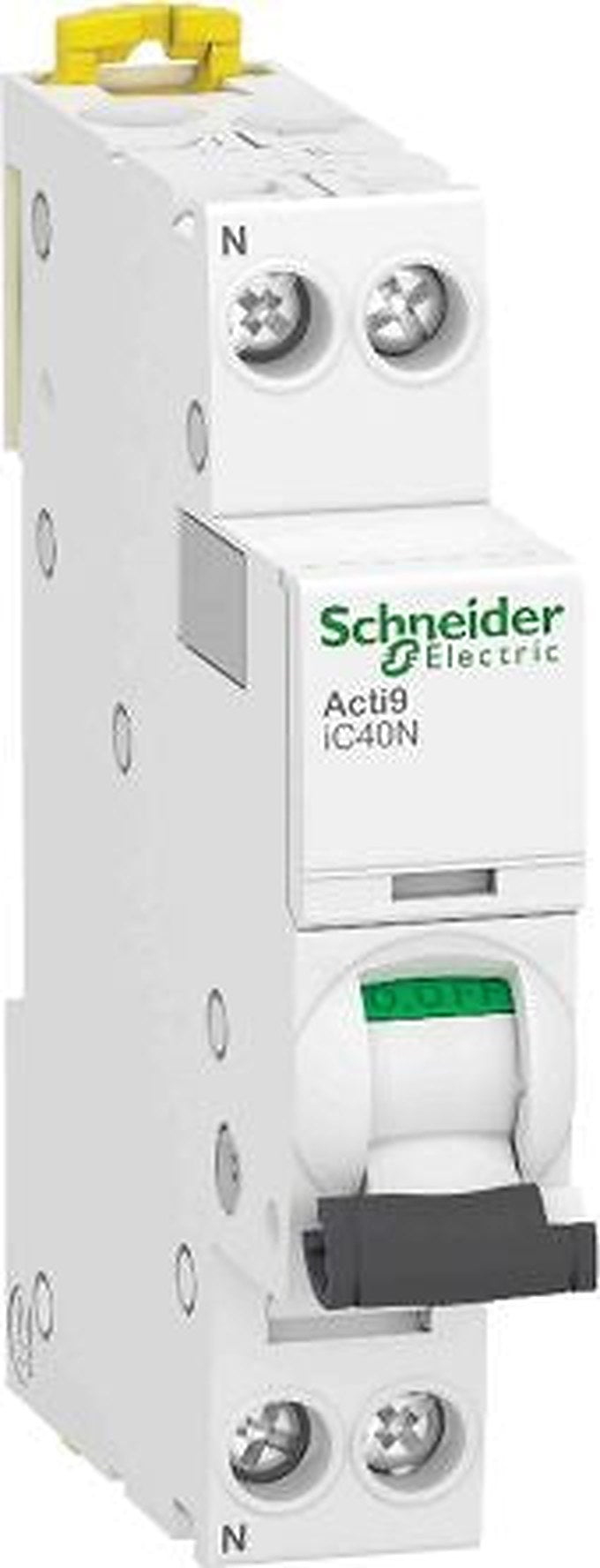 Schneider Electric Acti9 A9 Miniature Circuit Breaker, 1-Pole, 10A, Type AC, 230V ac AC, 10 kA Breaking Capacity