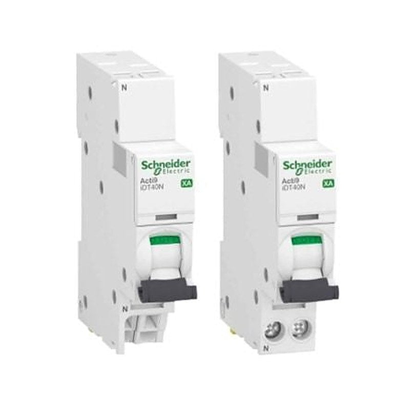 Schneider Electric Acti9 Acti9 iDT40 Miniature Circuit Breaker, 1-Pole, 32A, Type C, 4.5 kA Breaking Capacity