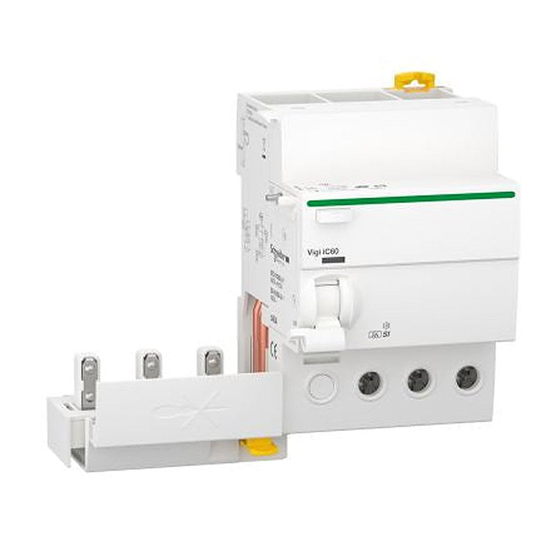 Schneider Electric Acti9 iC60 Series Residual Current Circuit Breaker, 40A, 3-Pole, 30 mA, Type A-SI, 1500 A 400V ac