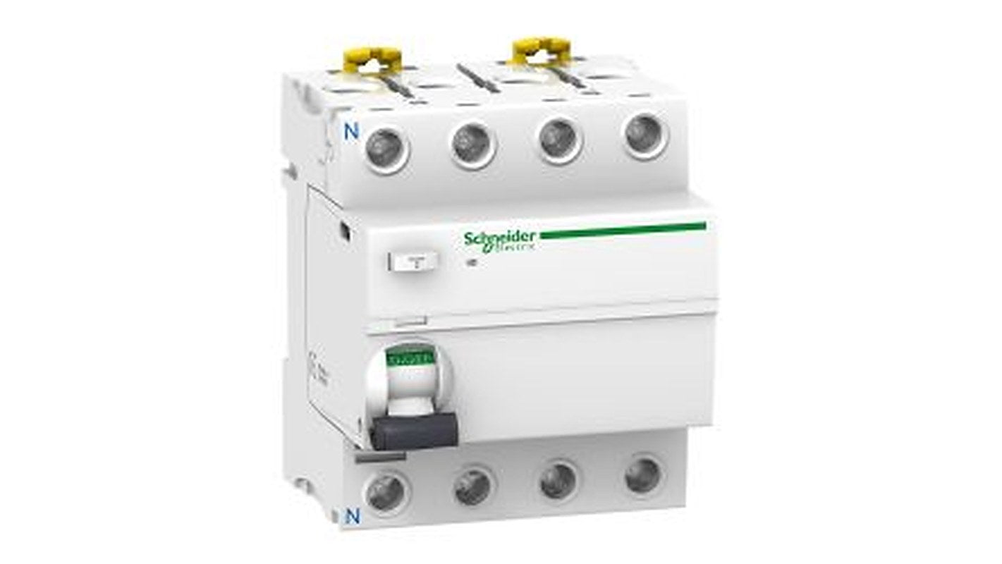 Schneider Electric IID Series Residual Current Circuit Breaker, 100A, 4-Pole, 100 mA, Type AC 415V ac