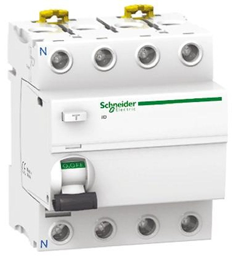 Schneider Electric IID Series Residual Current Circuit Breaker, 25A, 2-Pole, 30 mA, Type A, 1500 A 240V ac