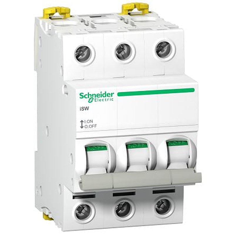 Schneider Electric 3-Pole DIN Rail Isolator Switch -, IP20, 40A