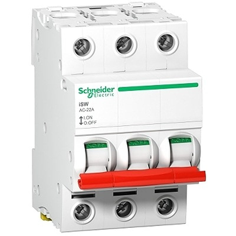 Schneider Electric 3-Pole DIN Rail Switch Disconnector -, IP20, 4.2kA
