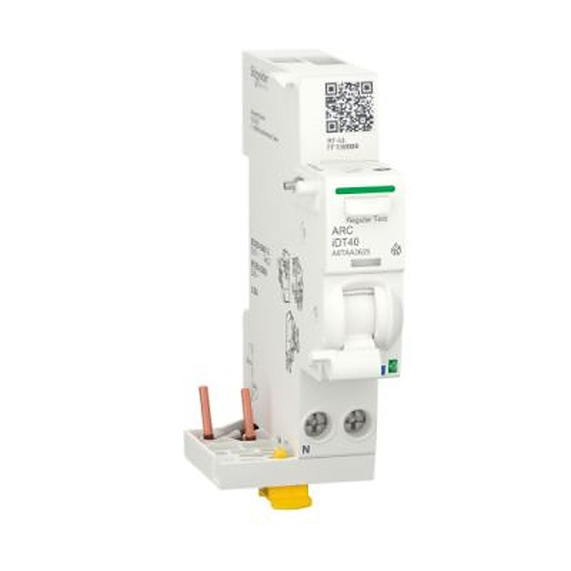 Schneider Electric Residual Current Circuit Breaker with Overload Protection, 25A Current Rating, 1-Pole, Acti9 Range,