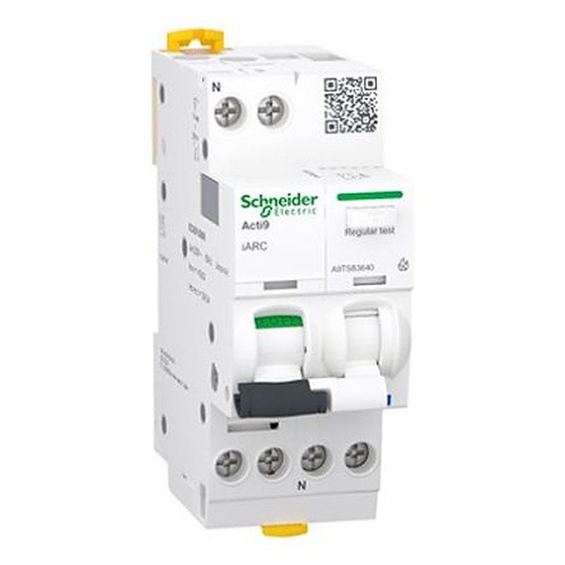 Schneider Electric Acti9 iARC Series Miniature Circuit Breaker, 40A, 1-Pole