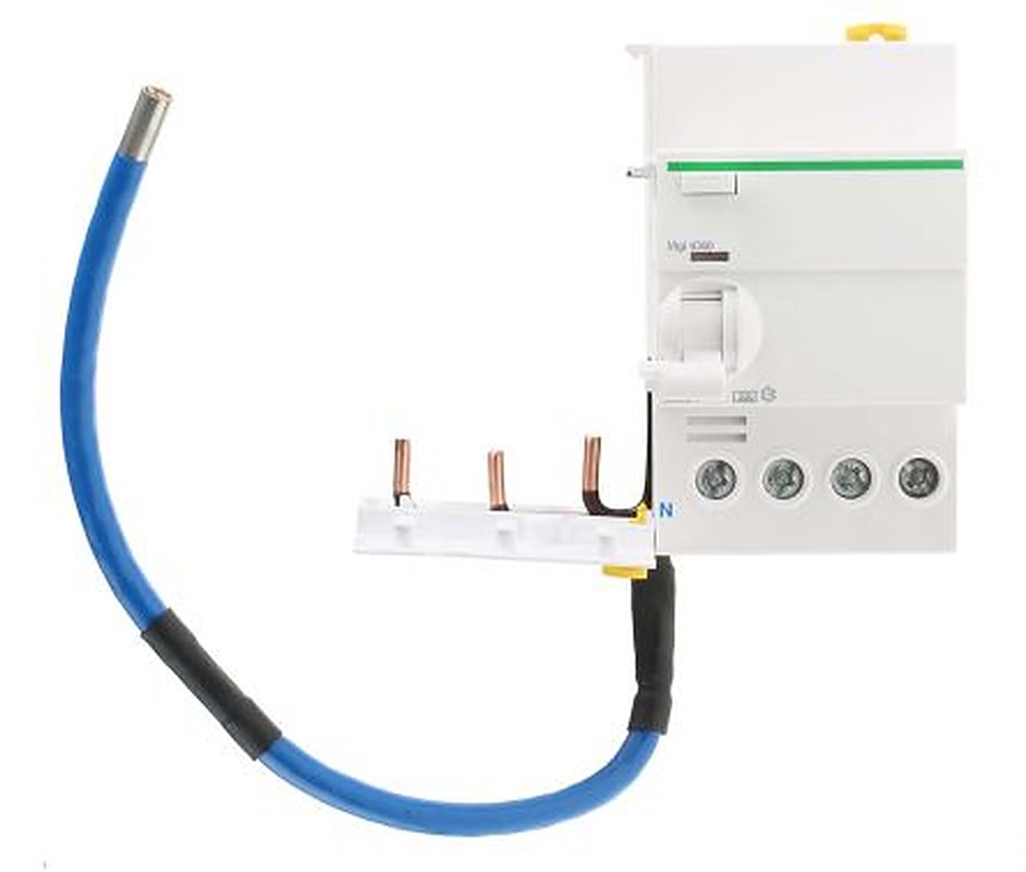 Schneider Electric Acti9 Series Residual Current Device, 63A, 4-Pole, 30 mA, Type AC 415V ac