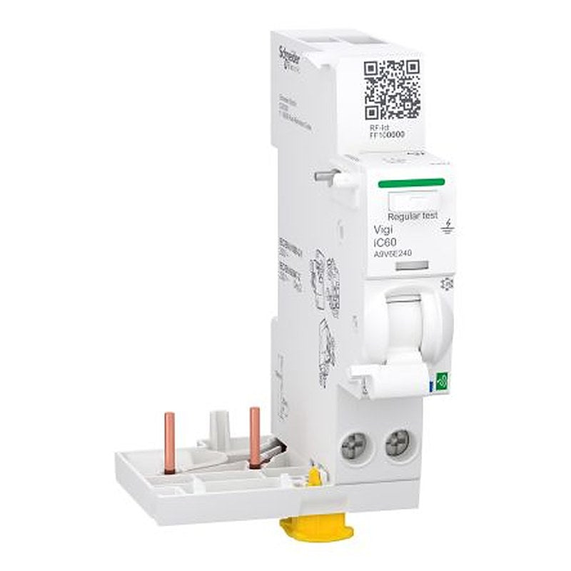 Schneider Electric Acti9 Active Vigi iDT40 Miniature Circuit Breaker, 2-Pole, 40A, Type A-SI, 230V ac AC