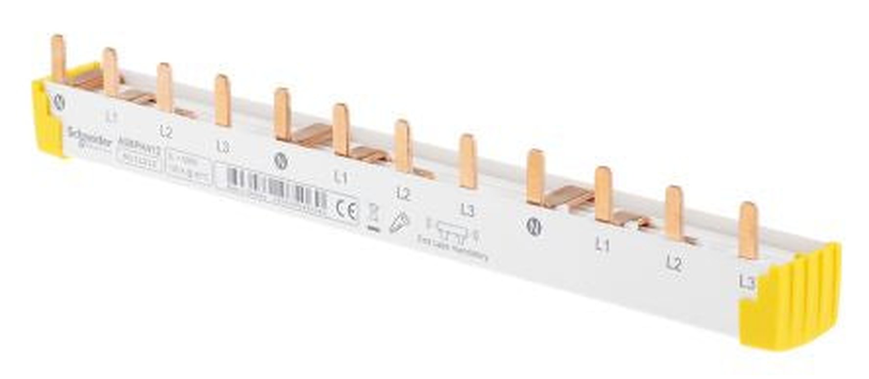 Schneider Electric Acti9 Acti9 4 Phase Busbar, 415 V ac, 18 mm Pitch