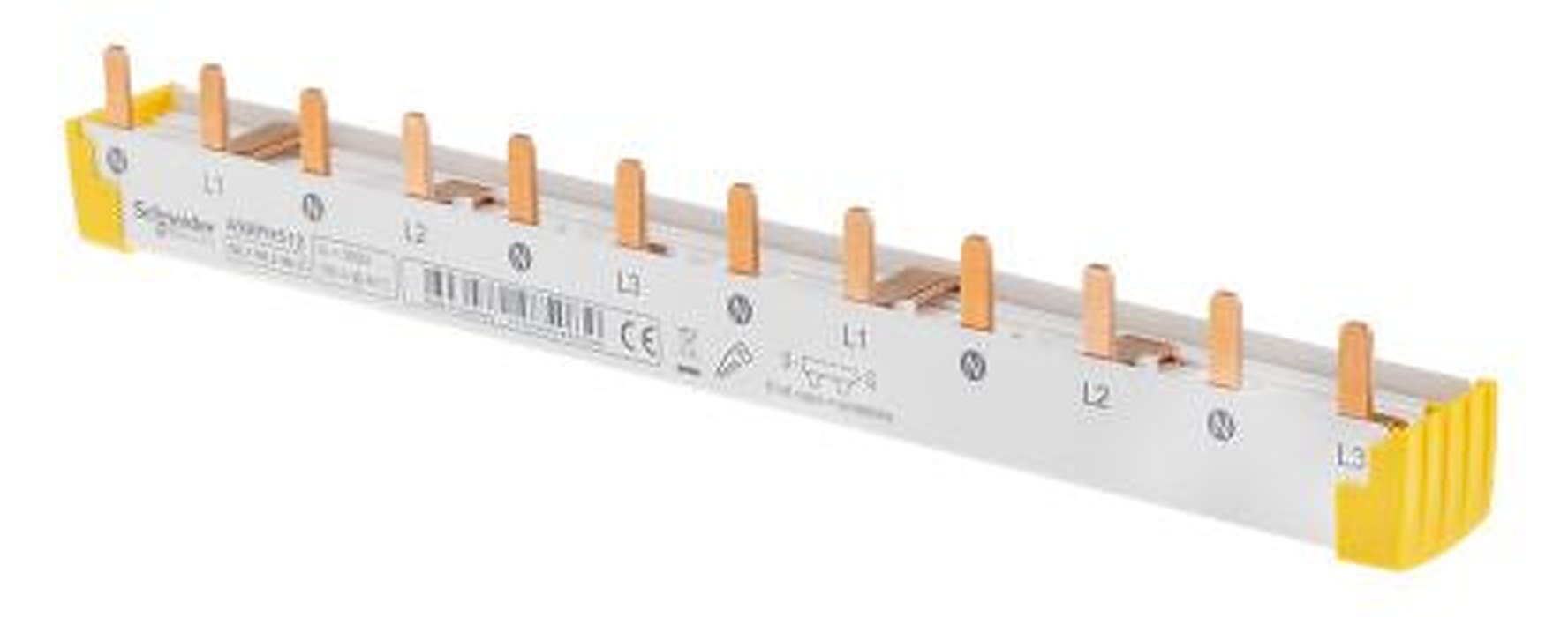 Schneider Electric Acti9 Acti9 4 Phase Busbar, 415 V ac, 18 mm Pitch