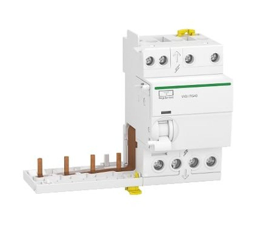 Schneider Electric Acti9 Series Residual Current Circuit Breaker, 40A, 4-Pole, 300 mA, Type AC, 500 A 230V ac