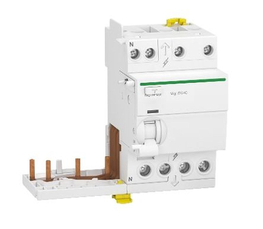 Schneider Electric Acti9 Series Residual Current Circuit Breaker, 40A, 3-Pole, 30 mA, Type AC, 500 A 230V ac