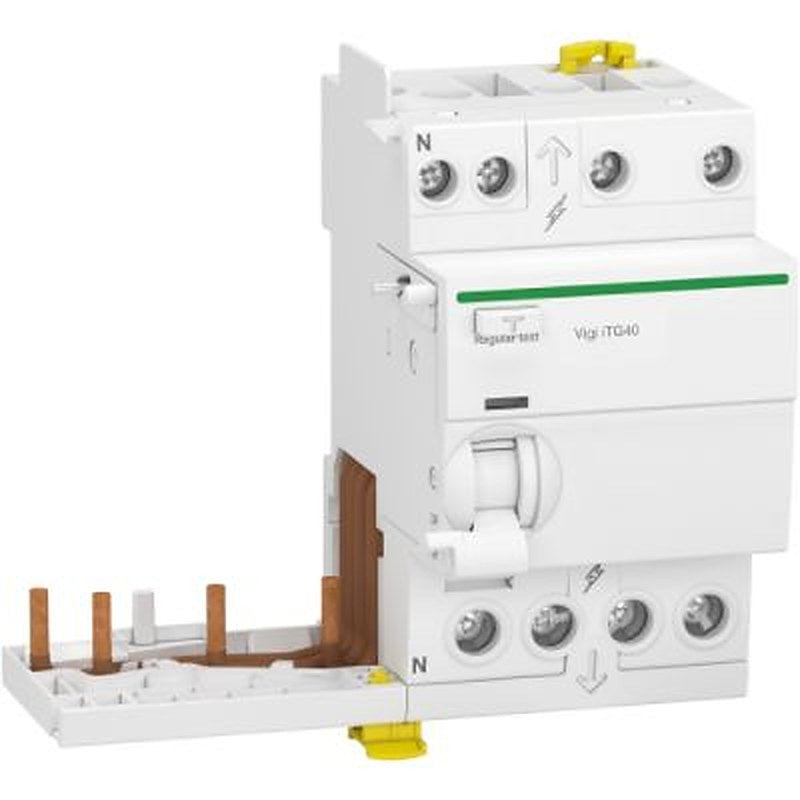 Schneider Electric Acti9 iDT40 Series Residual Current Device, 40A, 3-Pole, 300 mA, Type A-SI, 40 A