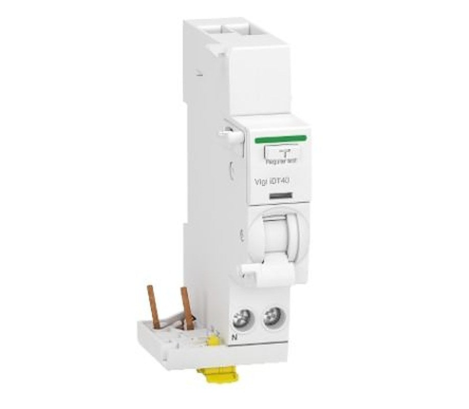Schneider Electric Acti9 Series Residual Current Circuit Breaker, 40A, 1-Pole, 300 mA, Type AC, 500 A 400V ac