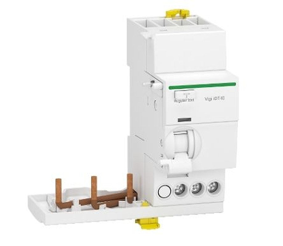 Schneider Electric Acti9 iDT40 Series Residual Current Circuit Breaker, 40A, 3-Pole, 300 mA, Type A