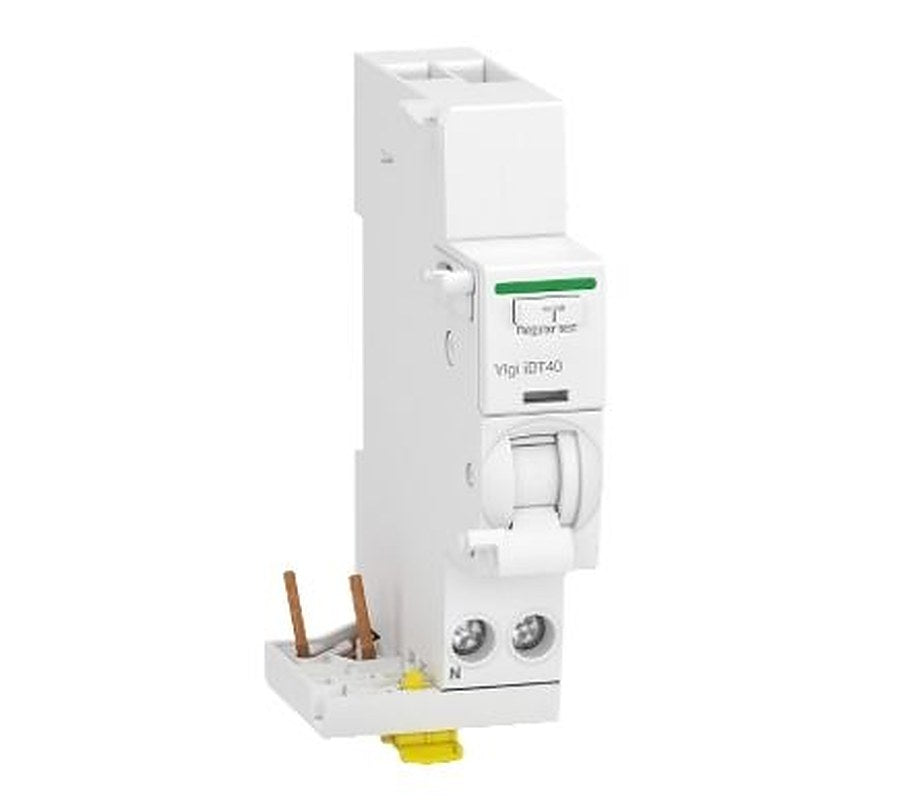 Schneider Electric Acti9 iDT40 Series Residual Current Circuit Breaker, 25A, 1-Pole, 300 mA, Type A 230V ac