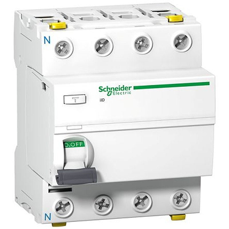 Schneider Electric A9Z Series Residual Current Circuit Breaker, 40A, 4-Pole, 300 mA, Type A-SI 415V ac