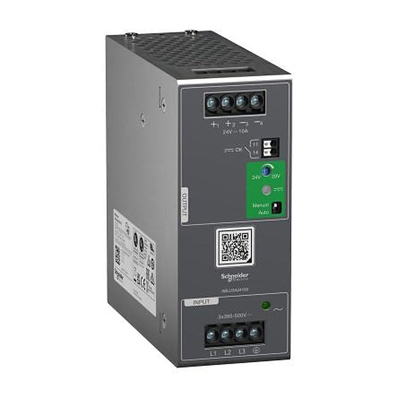 Schneider Electric Phaseo Switched Mode DIN Rail Power Supply 240V ac AC Input 24V dc, 10 A Output DC 240 W