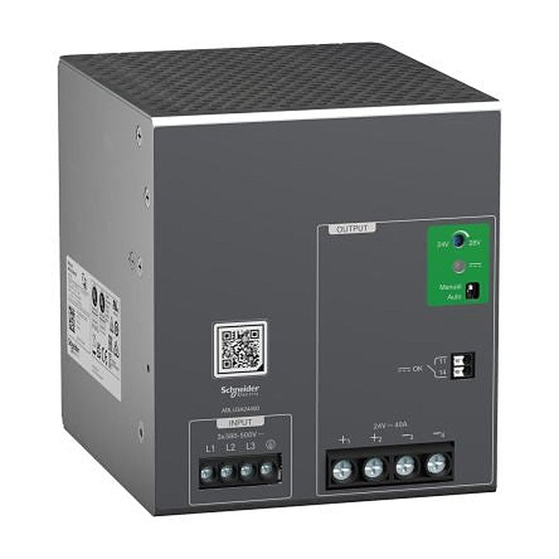 Schneider Electric Phaseo Switched Mode DIN Rail Power Supply 500V ac 24V dc, 40 A Output 960 W