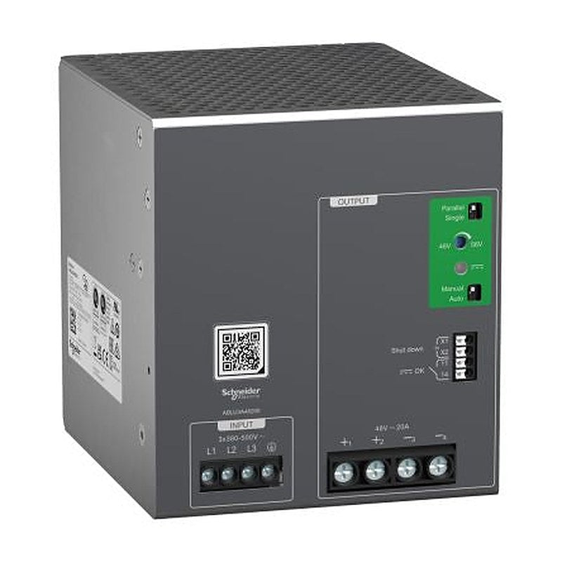 Schneider Electric Phaseo Switched Mode DIN Rail Power Supply 500V ac AC Input 48V dc, 20 A Output DC 960 W