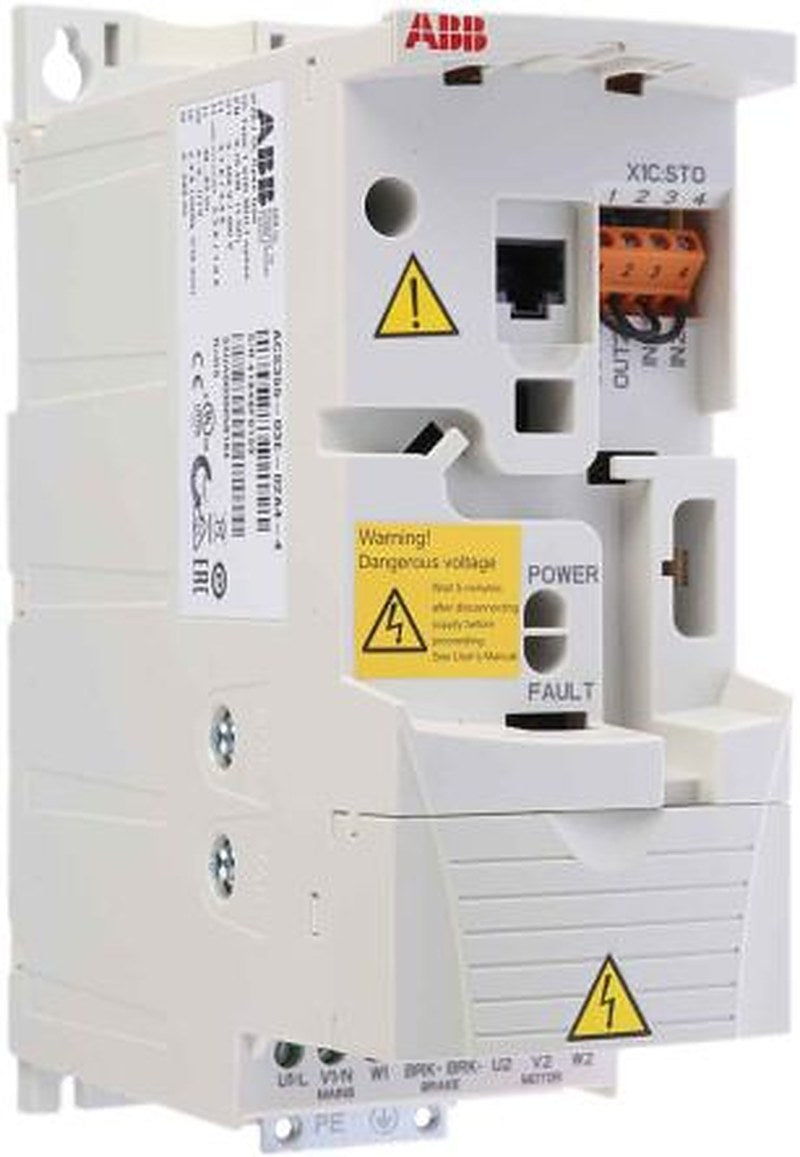ABB Inverter Drive, 0.75 kW, 3 Phase, ACS355 Series 480V 2.4 A